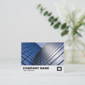 Reflektierender Büroblock Visitenkarte (Stehend Vorderseite)