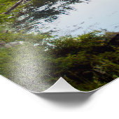 Reflektierender Teich Fotodruck (Ecke)