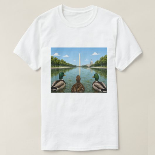 REFLEKTIERENDER TEICH T-Shirt (Design vorne)