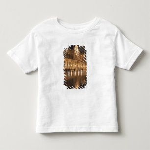 Reflektierendes Becken im Louvre, Paris, Frankreic Kleinkind T-shirt