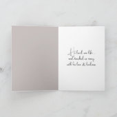 Reflektierendes Beileid aus Holz Karte (Innenseite)