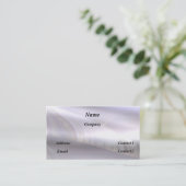 reflektierendes Metall - Visitenkarte (Stehend Vorderseite)