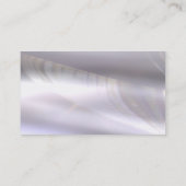 reflektierendes Metall - Visitenkarte (Rückseite)