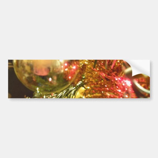 Reflektierendes Weihnachten Autoaufkleber (Vorne)