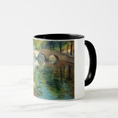 Reflektierte Bäume in Gewässern eines Kanals Tasse (VorderseiteRechts)