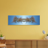 Reflektierte Bäume Leinwanddruck (Insitu (Wohnzimmer))