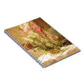 Reflektierte Blütenkunst Notizblock (Rechte Seite)