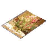 Reflektierte Blütenkunst Notizblock (Linke Seite)