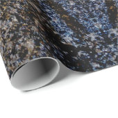 reflektierte Sternennacht Geschenkpapier (Rolleneckpunkt)