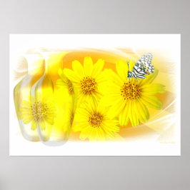 Reflektierte Tageszeitungen - Fine Art Poster