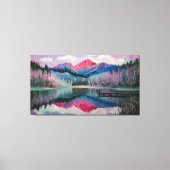 Reflektierte Träume Leinwanddruck (Vorderseite)