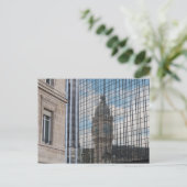 Reflektierter Gare de Lyon Uhrturm, Paris Postkarte (Stehend Vorderseite)