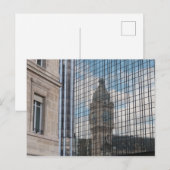 Reflektierter Gare de Lyon Uhrturm, Paris Postkarte (Vorne/Hinten)