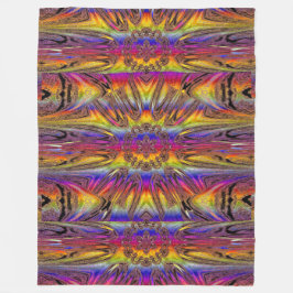 Reflektierter Lotus 15 Fleecedecke