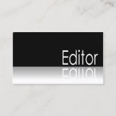 Reflektierter Text - Editor - Visitenkarte (Vorderseite)