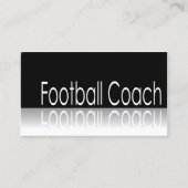 Reflektierter Text - Fußballtrainer - Visitenkarte (Vorderseite)