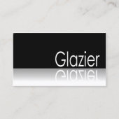 Reflektierter Text - Glazier - Visitenkarte (Vorderseite)