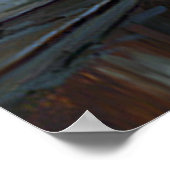 Reflektierter Zug Poster (Ecke)