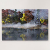 Reflektiertes Jigsaw-Puzzle im Herbst Puzzle (Horizontal)