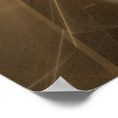 'Reflektiertes Licht' Poster (Ecke)