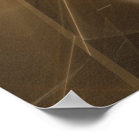 'Reflektiertes Licht' Poster (Ecke)