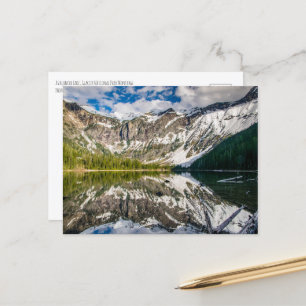 Reflektion am Lawinensee Postkarte