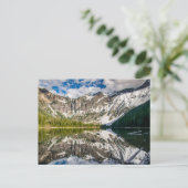Reflektion am Lawinensee Postkarte (Stehend Vorderseite)