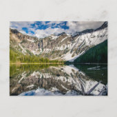 Reflektion am Lawinensee Postkarte (Vorderseite)