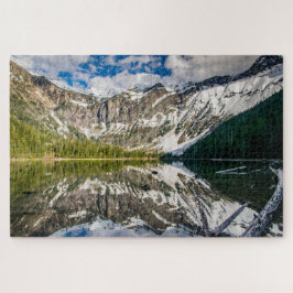 Reflektion am Lawinensee Puzzle