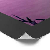 Reflektion bei Lila Poster (Ecke)