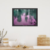 Reflektion bei Lila Poster (Küche)