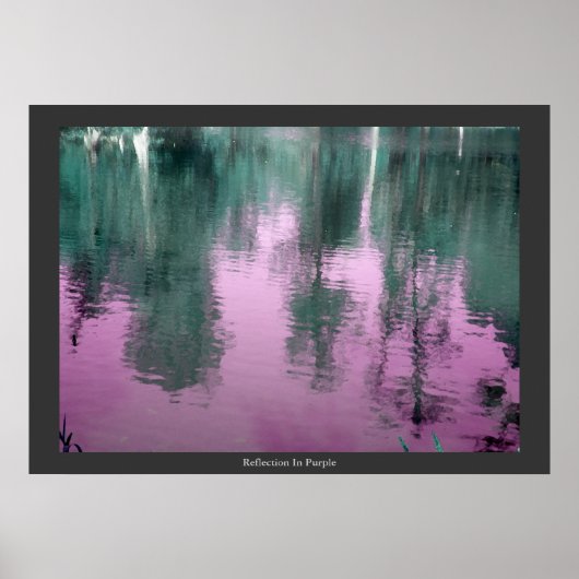 Reflektion bei Lila Poster (Vorne)