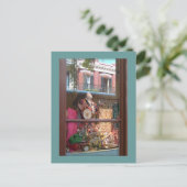 Reflektion der Fenster im Französischen Viertel Postkarte (Stehend Vorderseite)