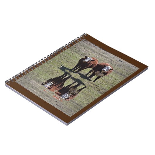 Reflektion der Kuh Notizblock (Linke Seite)