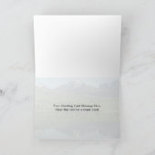 Reflektion der Ragged Range Mountains, N.W.T., Karte (Innenseite)