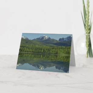 Reflektion der Ragged Range Mountains, N.W.T., Karte