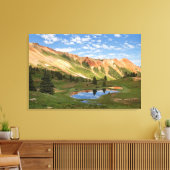 Reflektion der Roten Berge Leinwanddruck (Insitu (Wohnzimmer))