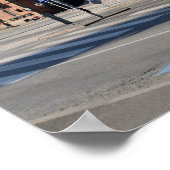 Reflektion der Stadt Kopenhagen Poster (Ecke)