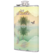 Reflektion der Zitrusfrüchte Flachmann (Links)