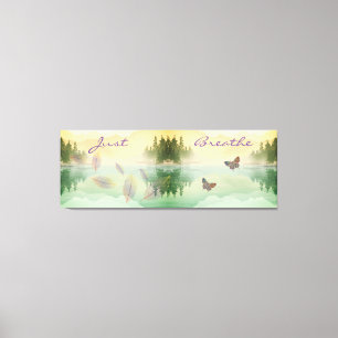 Reflektion der Zitrusfrüchte Leinwanddruck