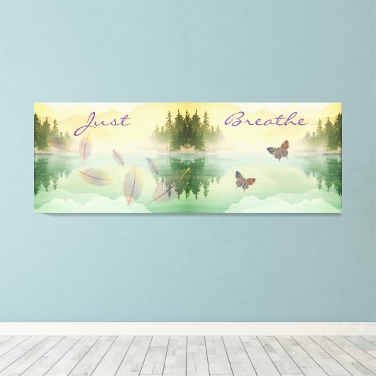 Reflektion der Zitrusfrüchte Leinwanddruck (Insitu (Holzboden))