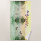 Reflektion der Zitrusfrüchte Strandtuch (Vorderseite)