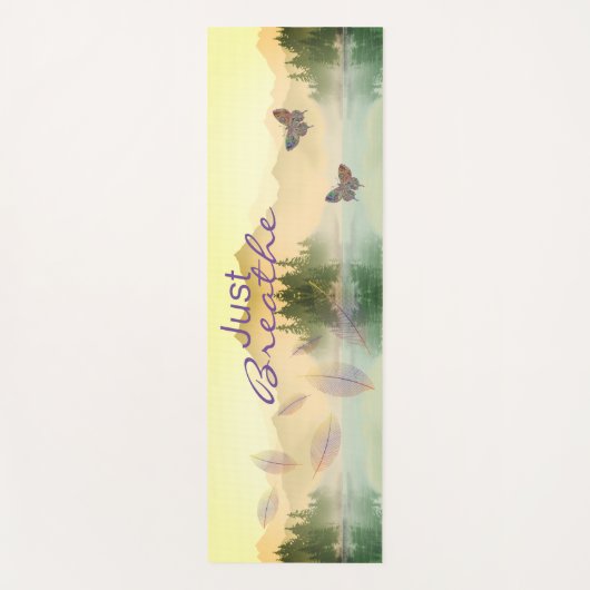 Reflektion der Zitrusfrüchte Yogamatte (Vorderseite)