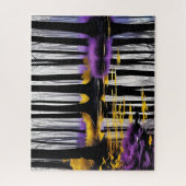 Reflektion des Ätherischen Waldes Puzzle (Vertikal)