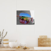 Reflektion des Ball-Game Poster (Küche)