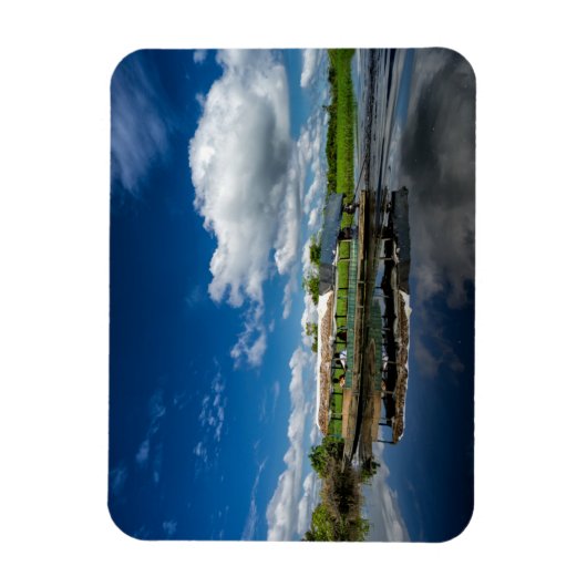 Reflektion des Bootes Magnet (Vertikal)