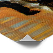 Reflektion des Bootes Poster (Ecke)