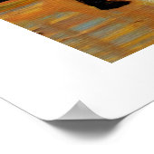 Reflektion des Bootes Poster (Ecke)
