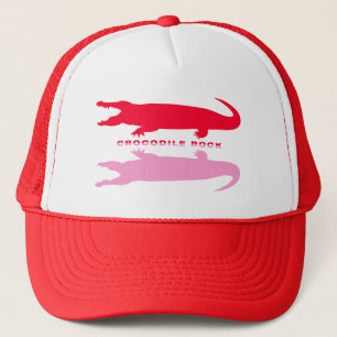 Reflektion des Krokodils (rot) Truckerkappe