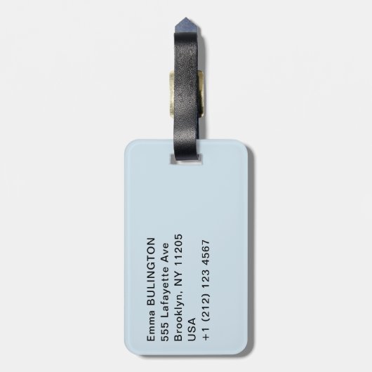 Reflektion des Maligne Sees - Jasper, Alberta, Kan Gepäckanhänger (Rückseite vertikal)